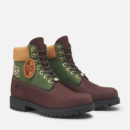 Stivale Timberland 6-Inch da Uomo in Verde e marrone